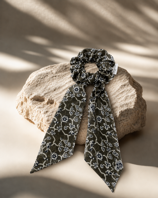 FOREST SCARF SCRUNCHIE