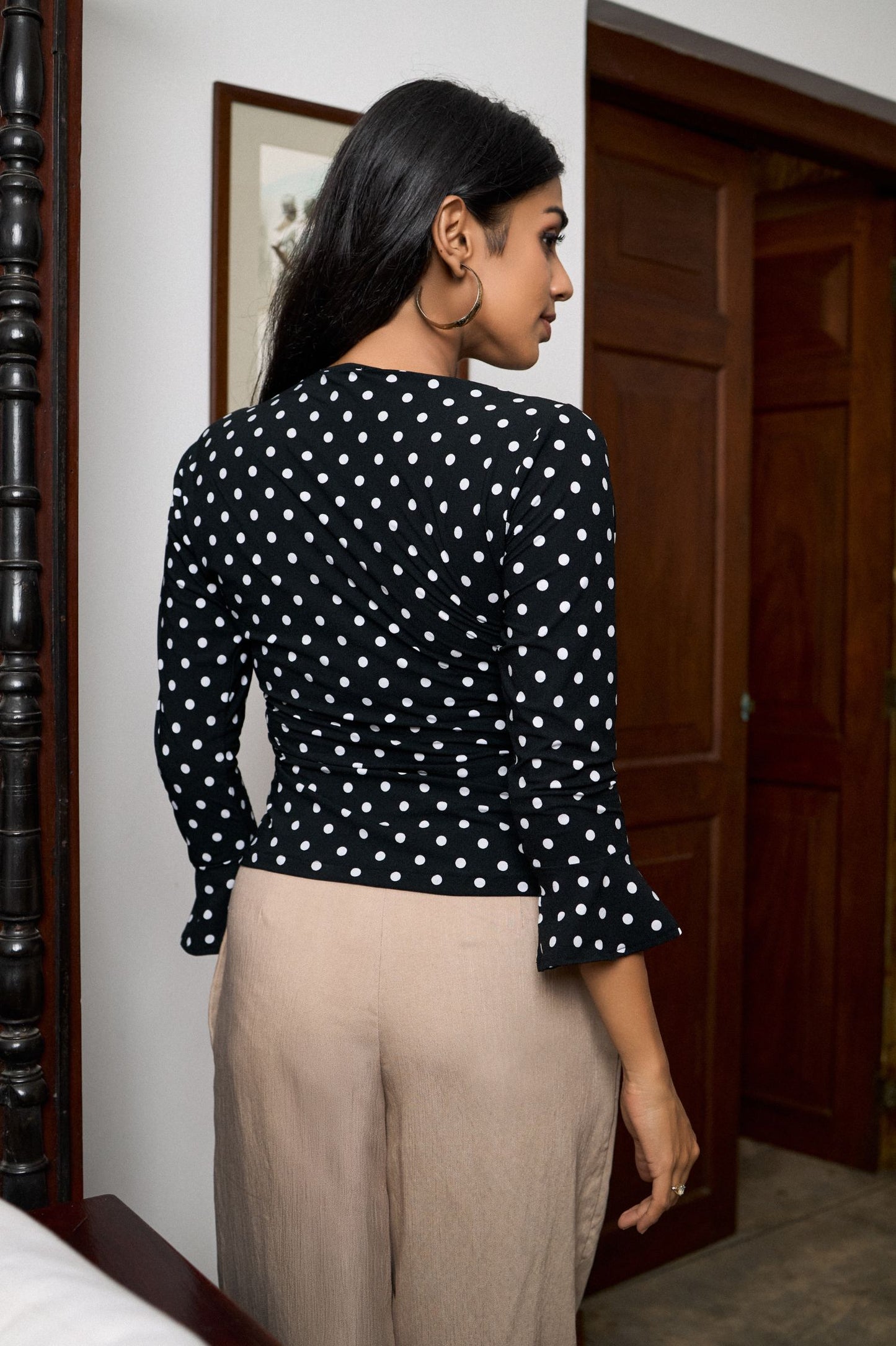 Black Polka Dot