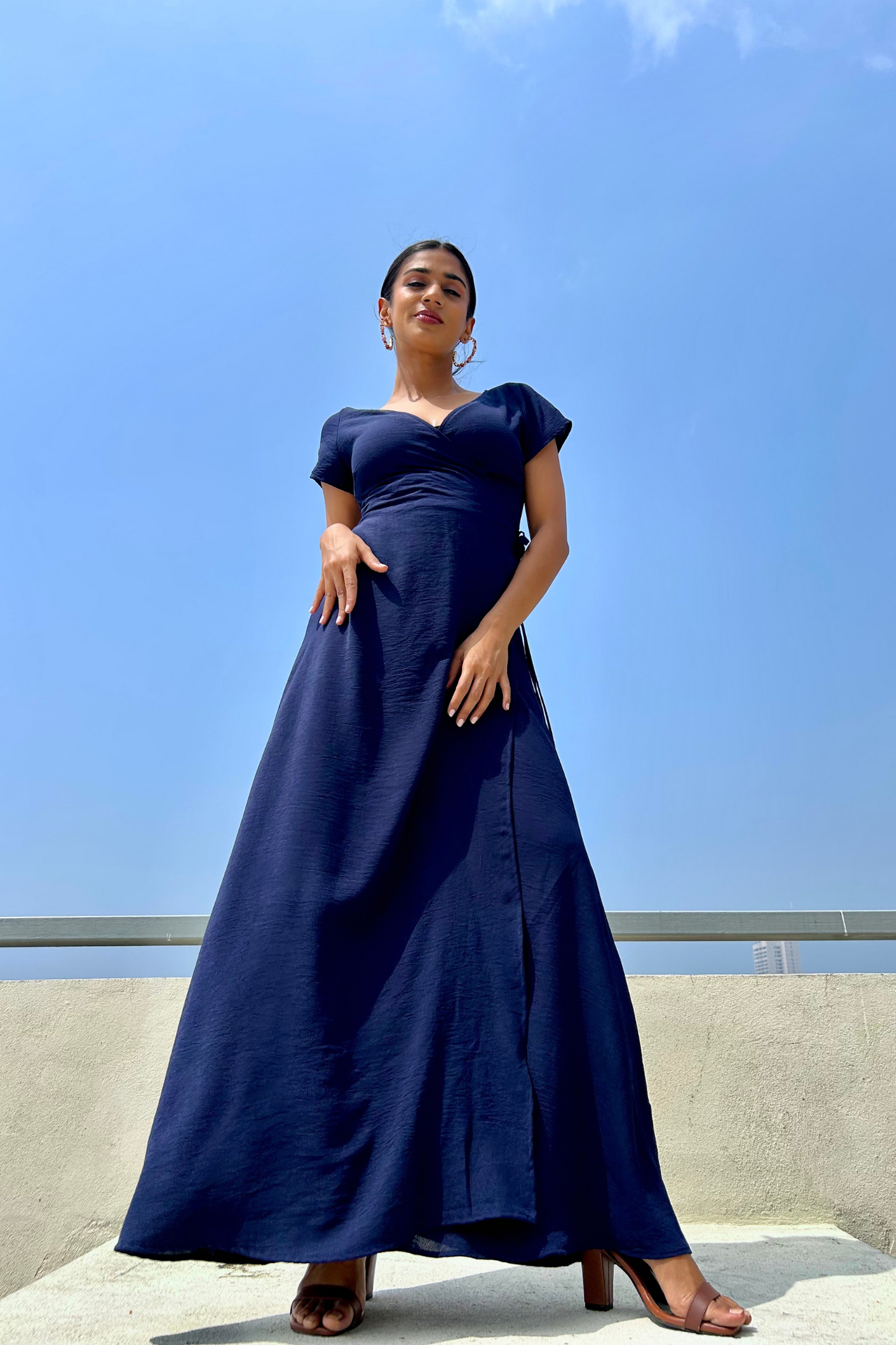 Zuri Blue Wrap