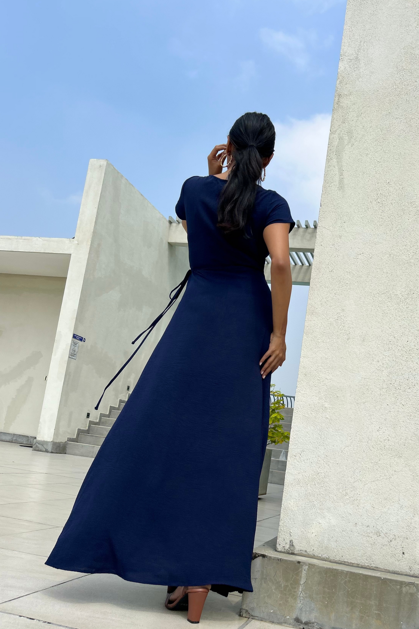 Zuri Blue Wrap