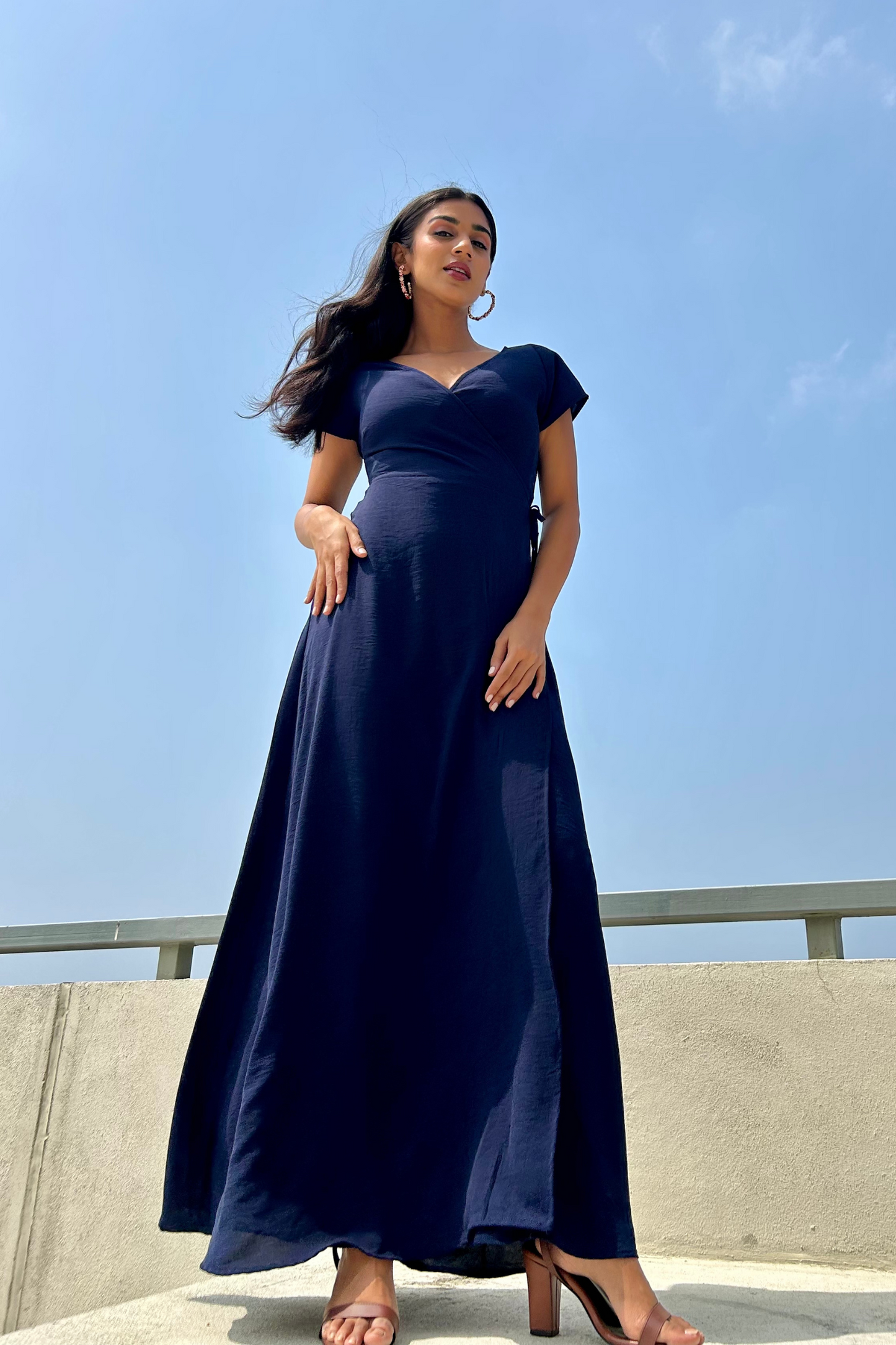 Zuri Blue Wrap