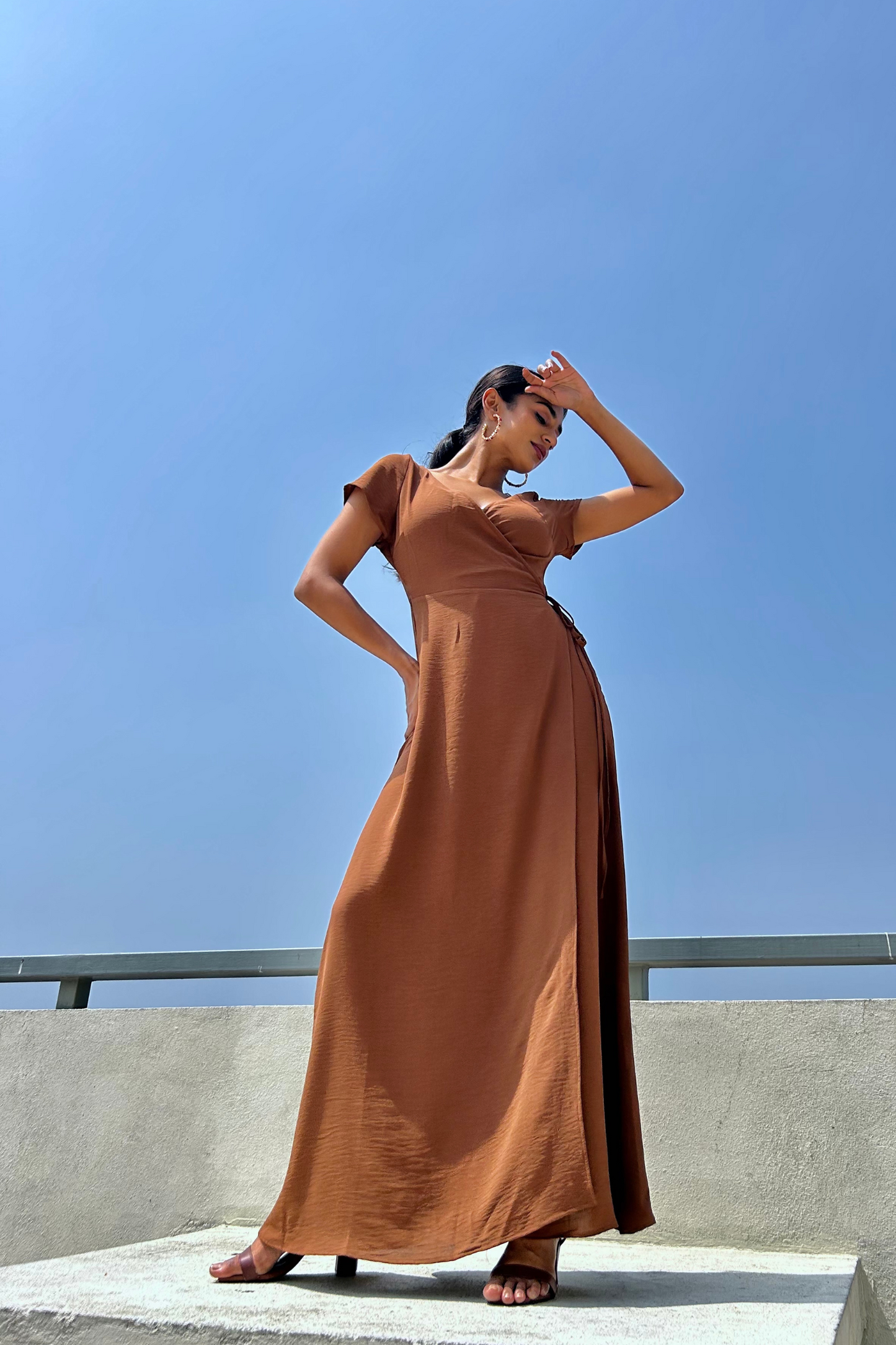 Zuri Brown Wrap