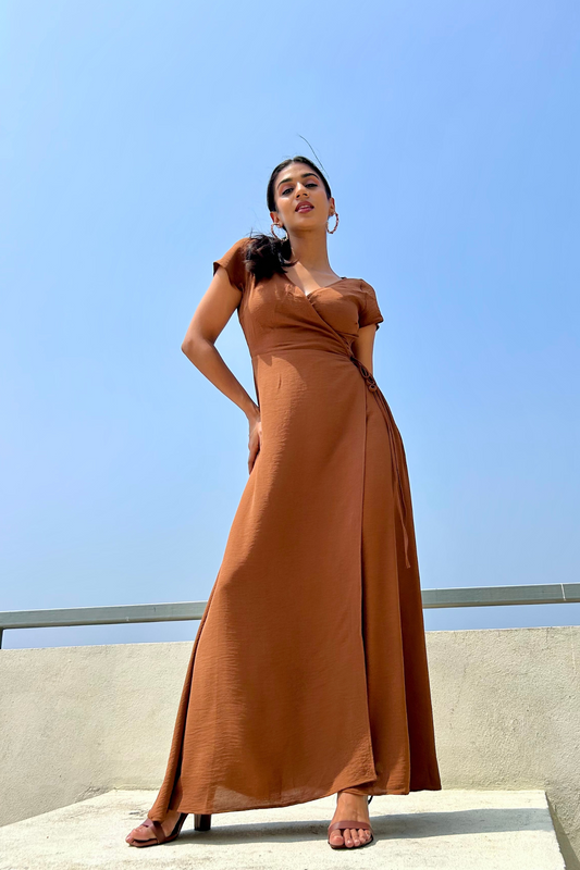 Zuri Brown Wrap