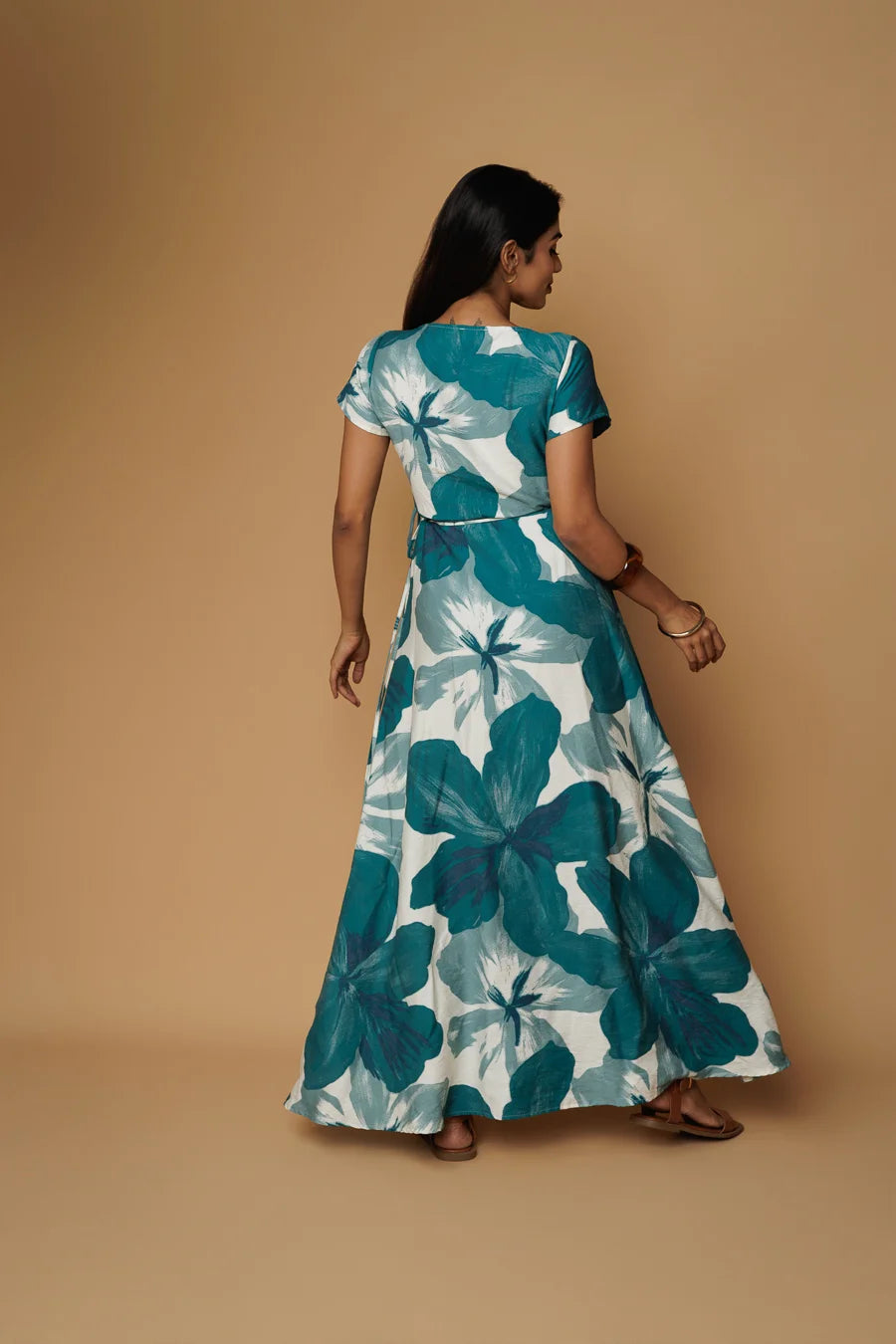 KENZA TEAL WRAP