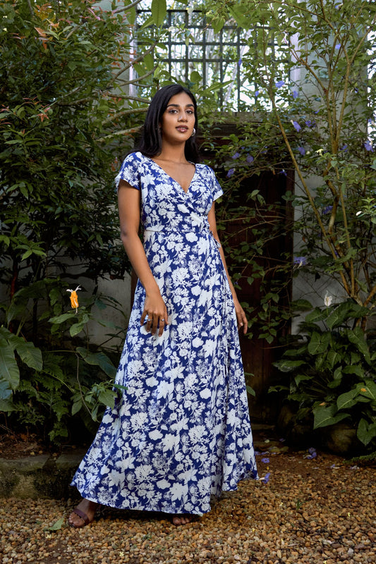 Tatum Blue Wrap