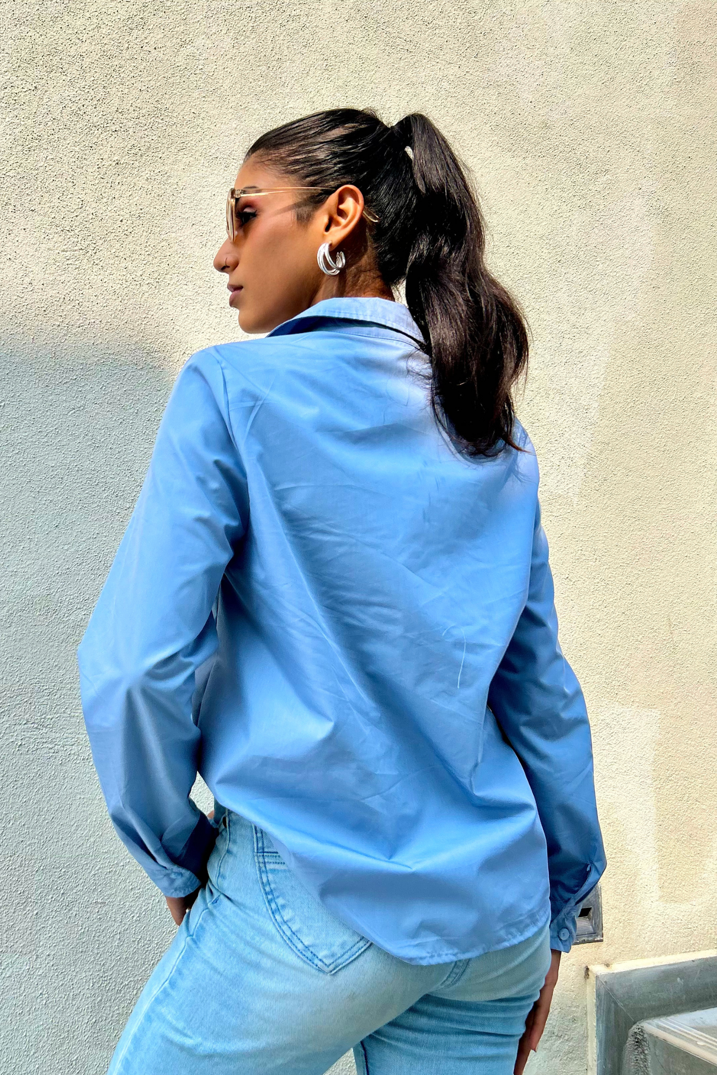 Aimee Blue Shirt