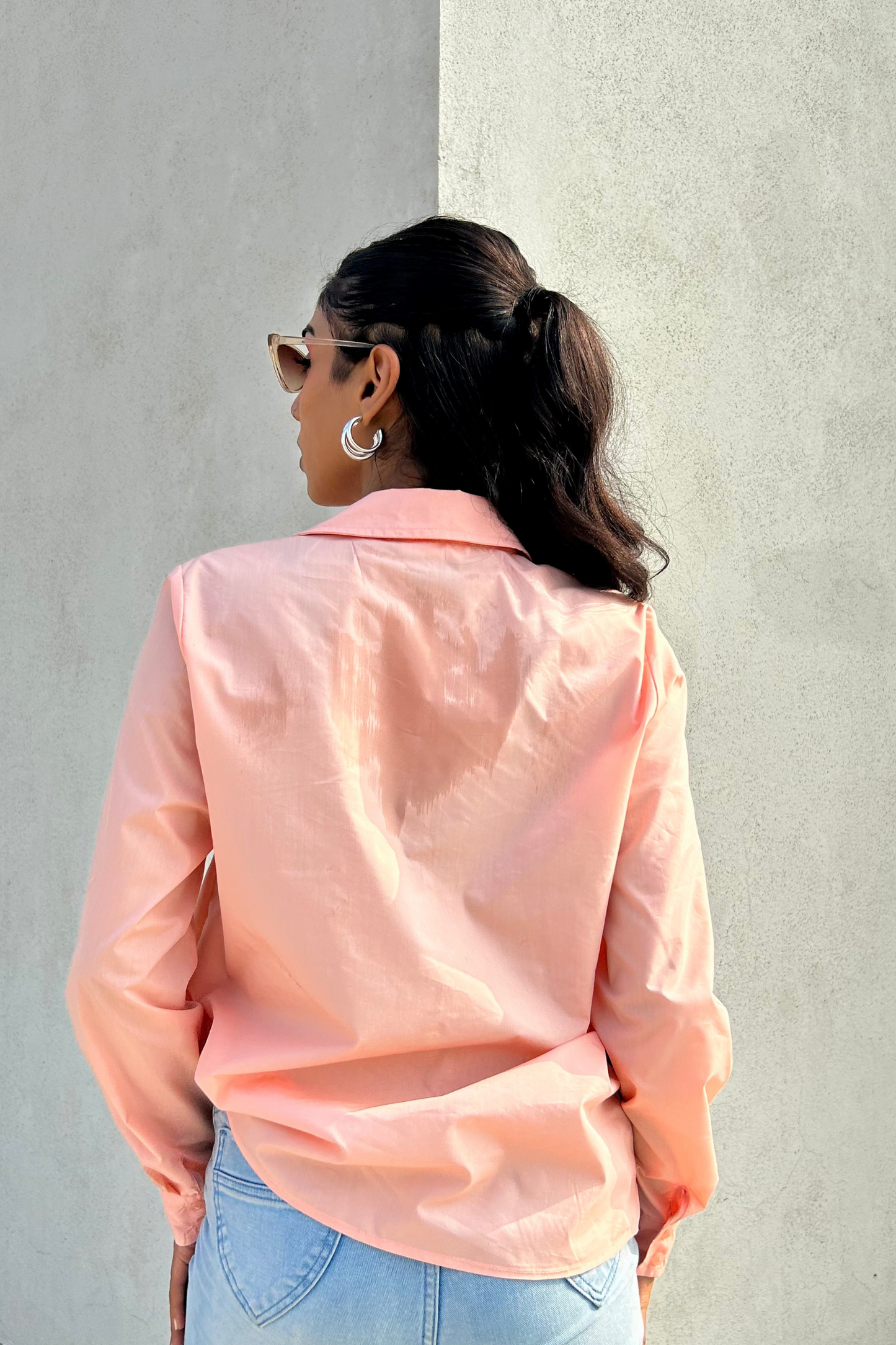 Aimee Peach Shirt