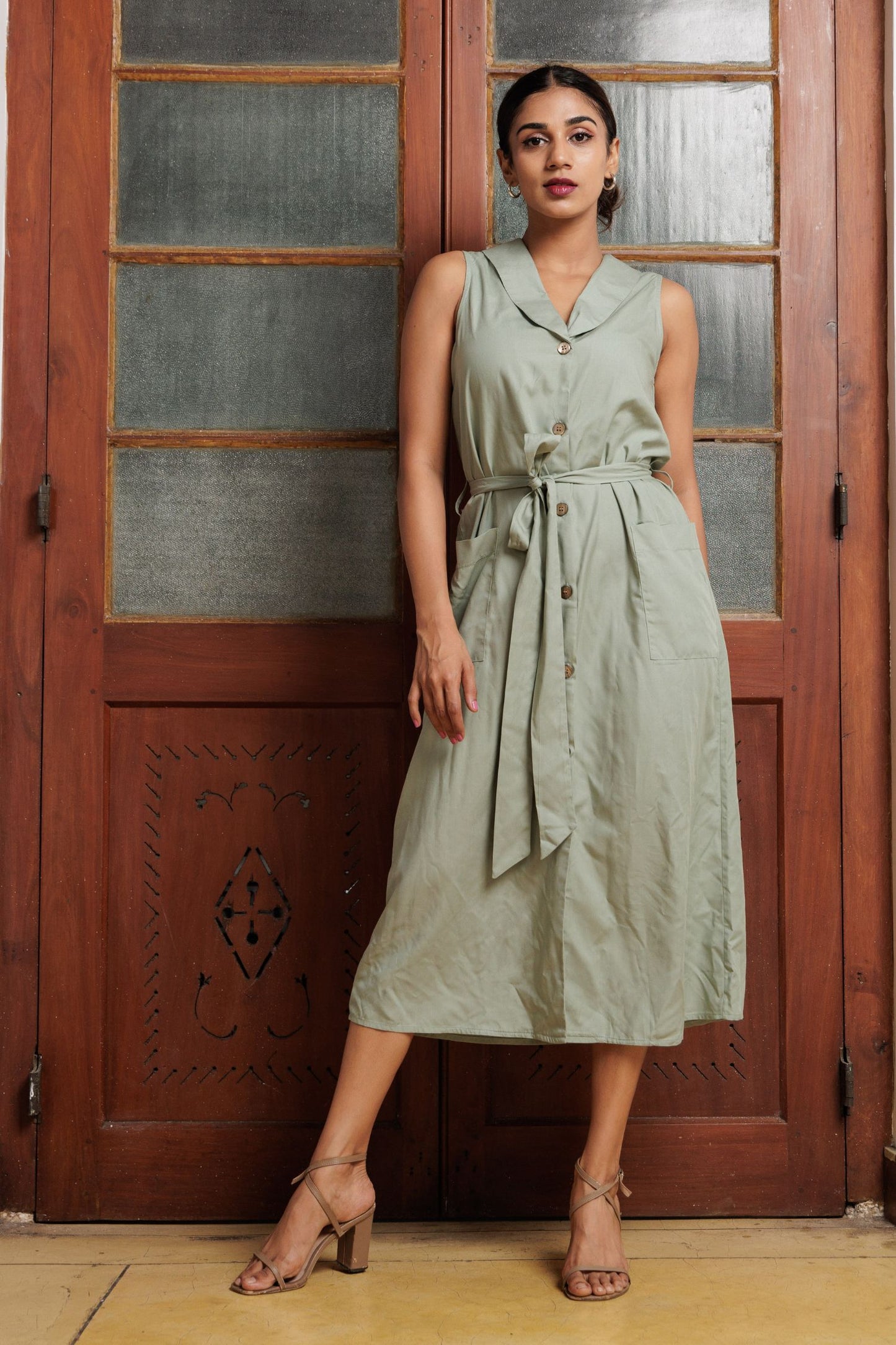 Jacy Green Midi