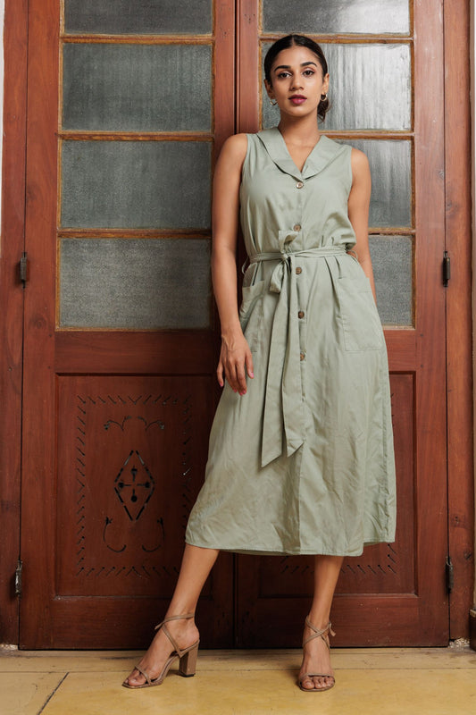 Jacy Green Midi