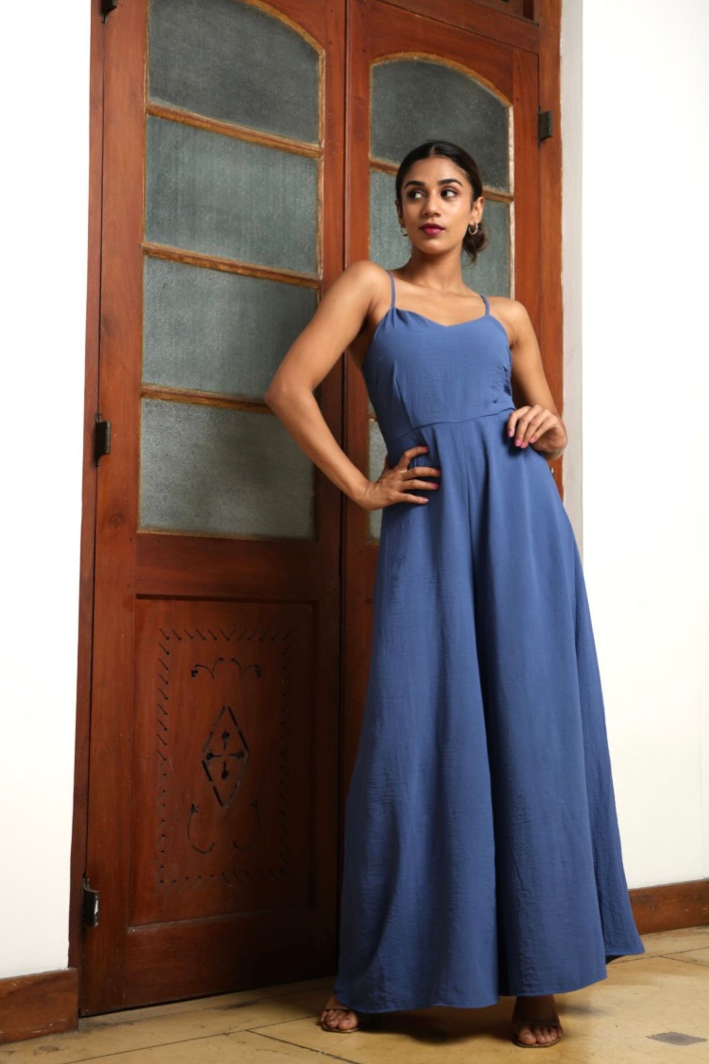 Melina Blue Jumpsuit