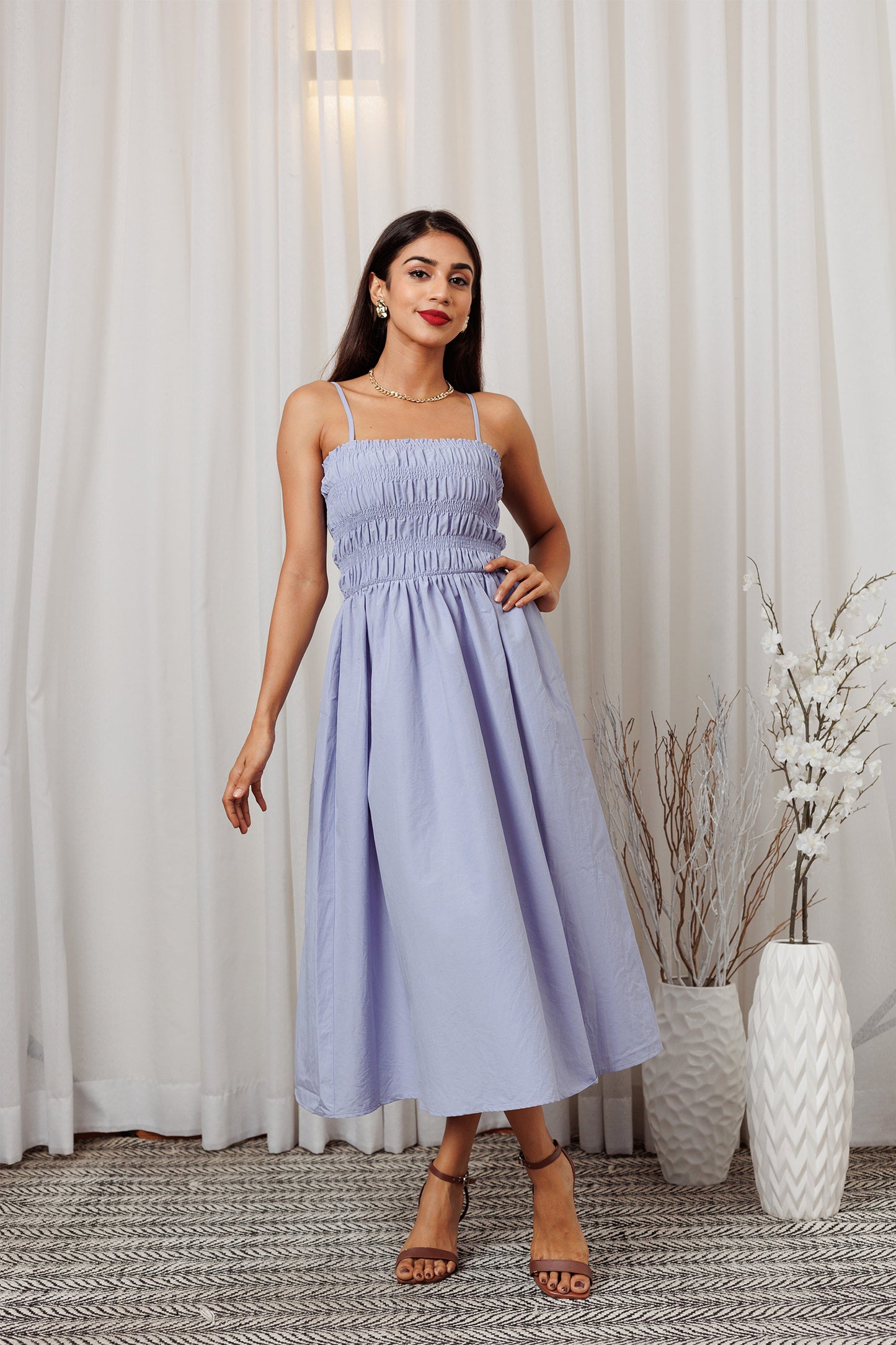 Soren Purple Midi