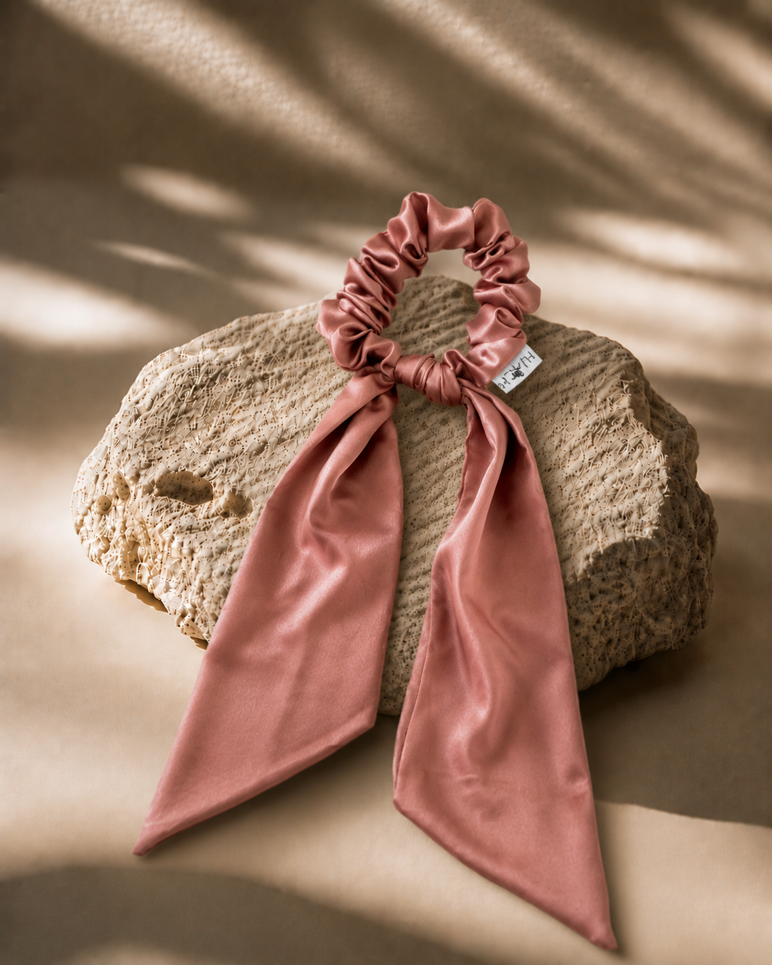 RUST SCARF SCRUNCHIE