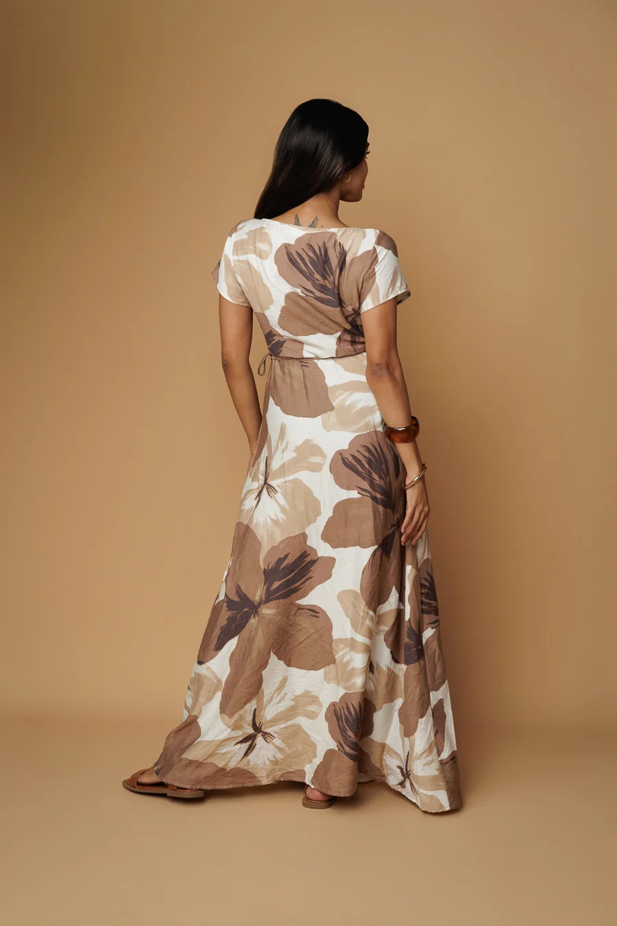 KENZA BROWN WRAP