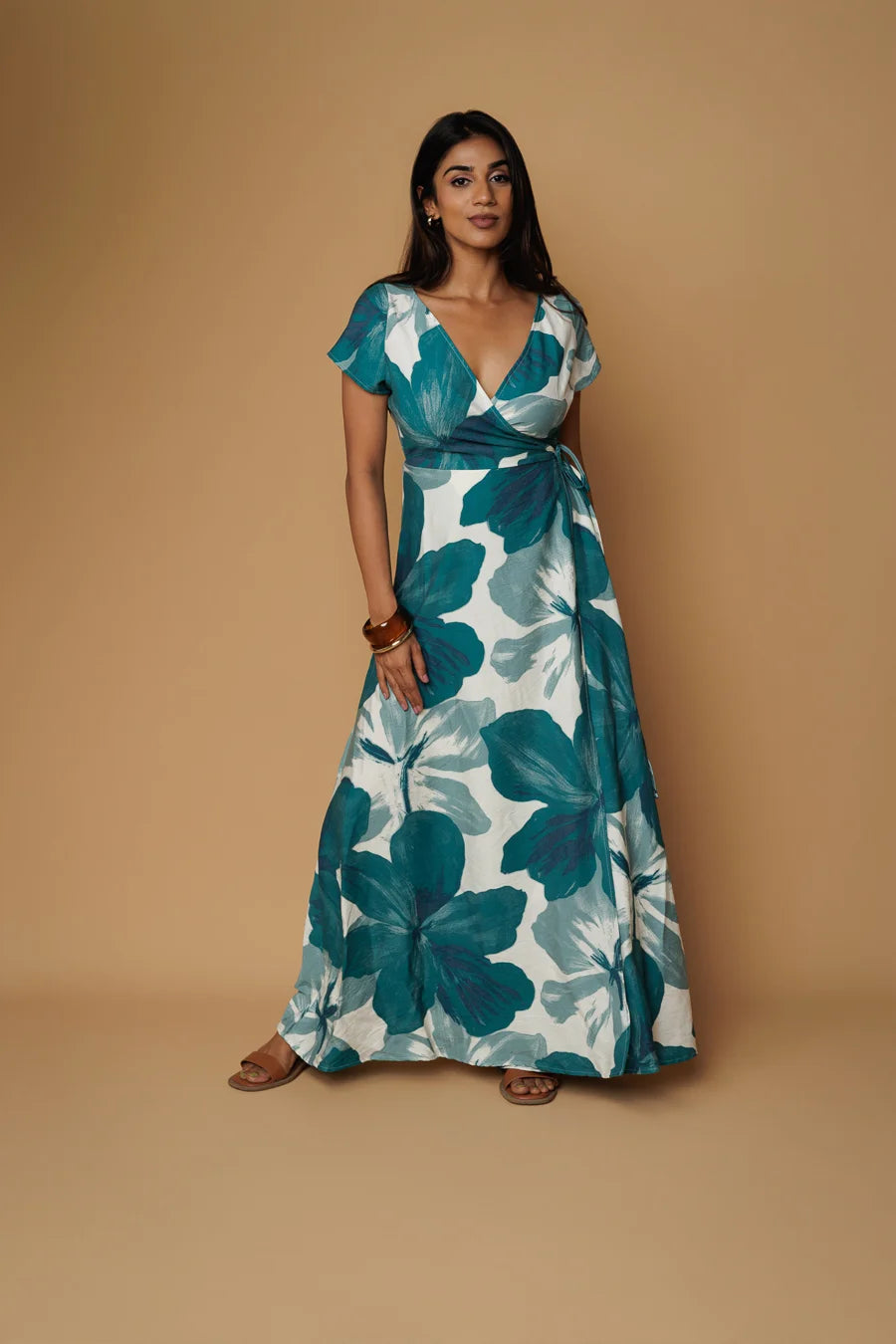 KENZA TEAL WRAP