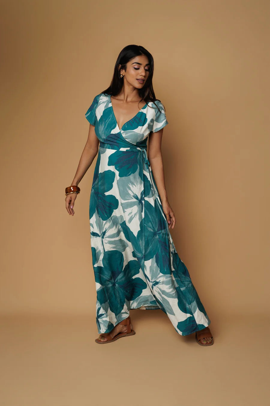 KENZA TEAL WRAP