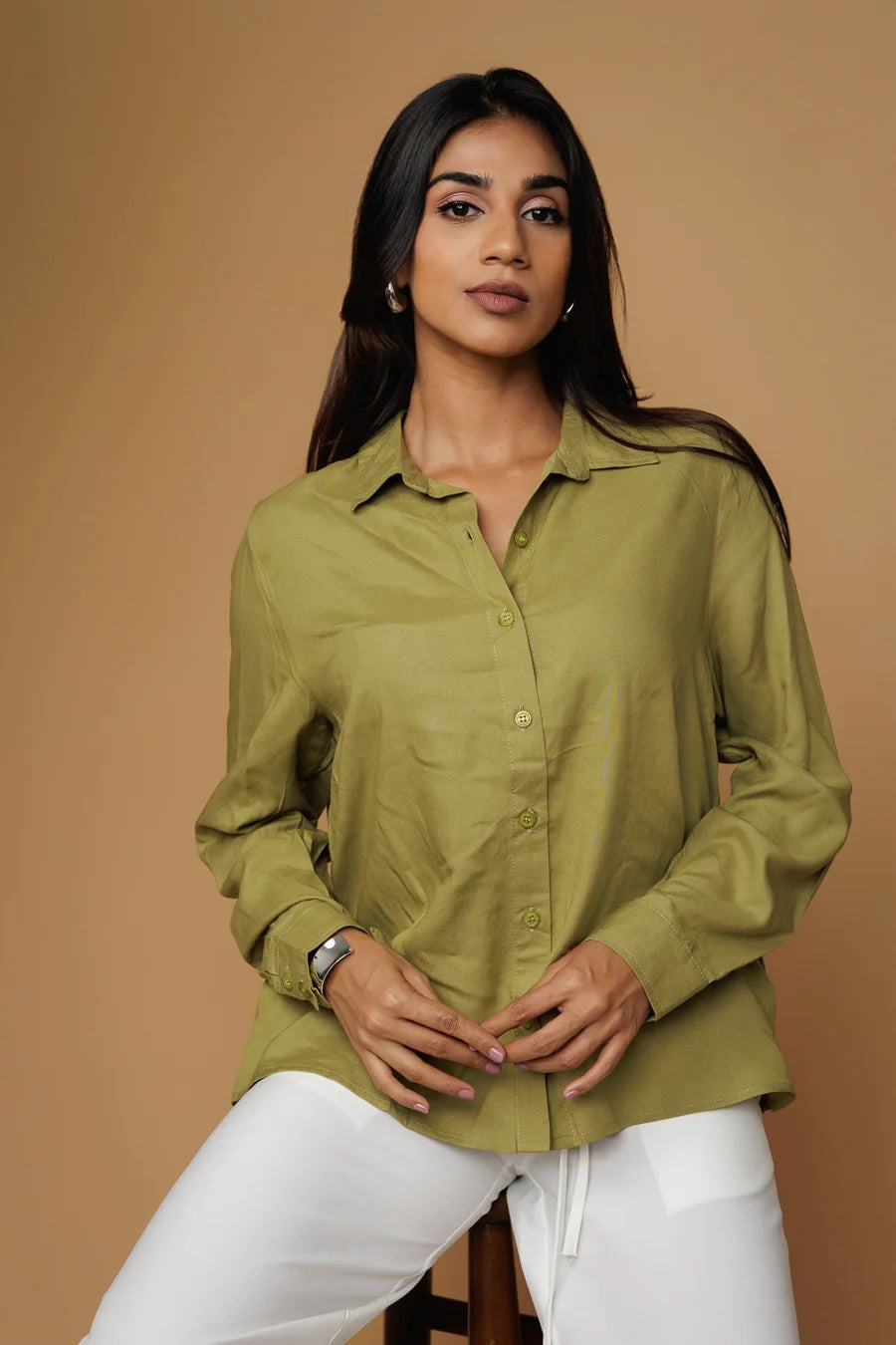 MAELYNN GREEN SHIRT