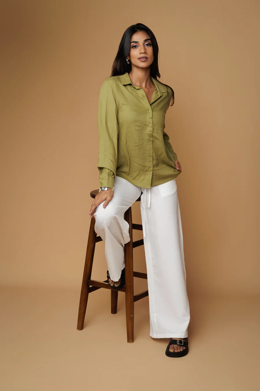 MAELYNN GREEN SHIRT