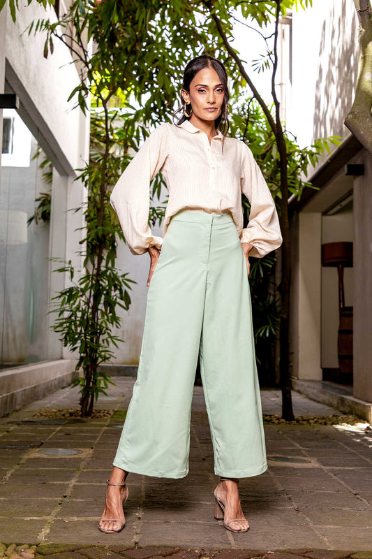 Akika Green Wide Leg