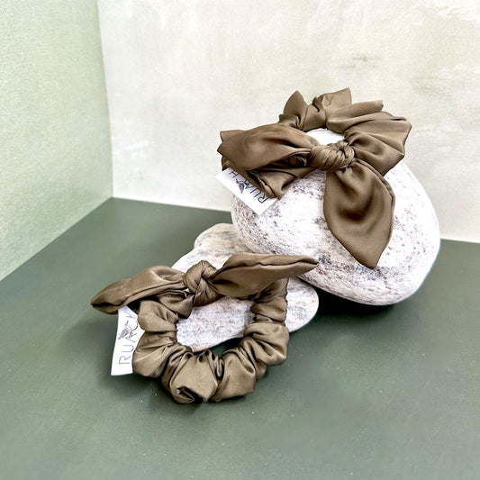 Olivette Bow Scrunchie