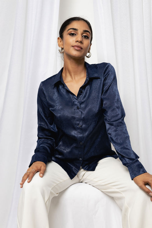 Lylah Blue Shirt