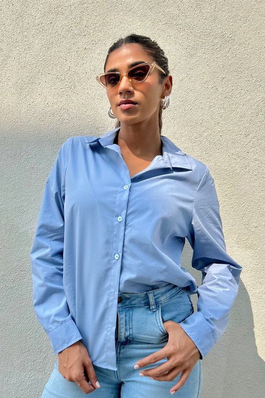 Aimee Blue Shirt
