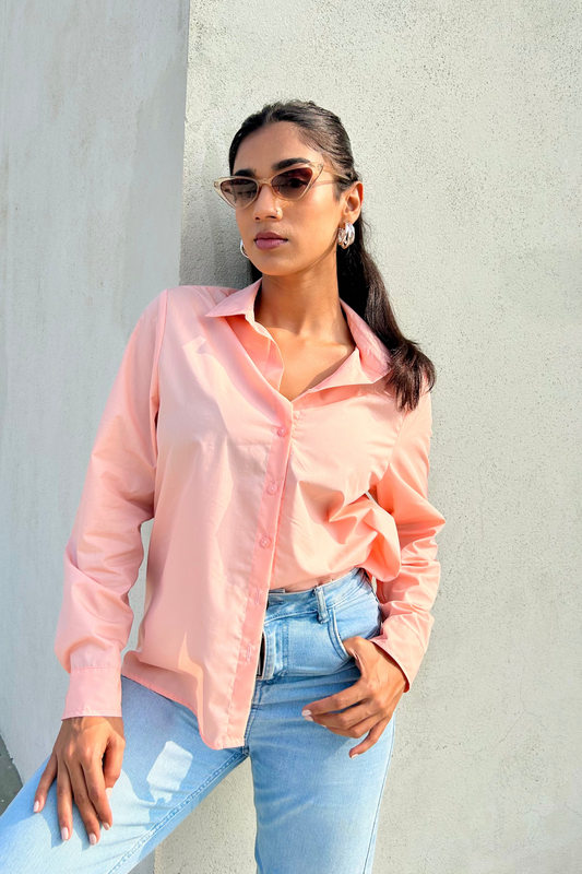 Aimee Peach Shirt