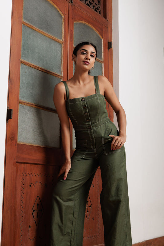 Mette Green Jumpsuit