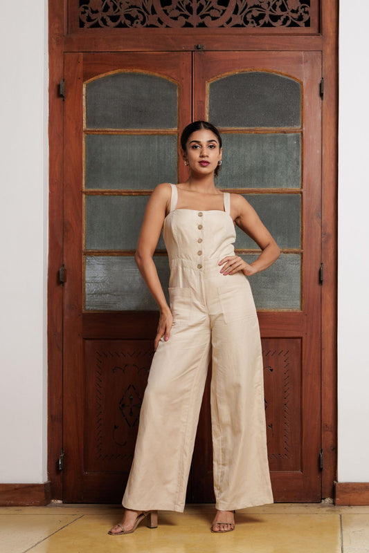 Mette White Jumpsuit