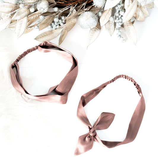 Dark Copper Bow Headband