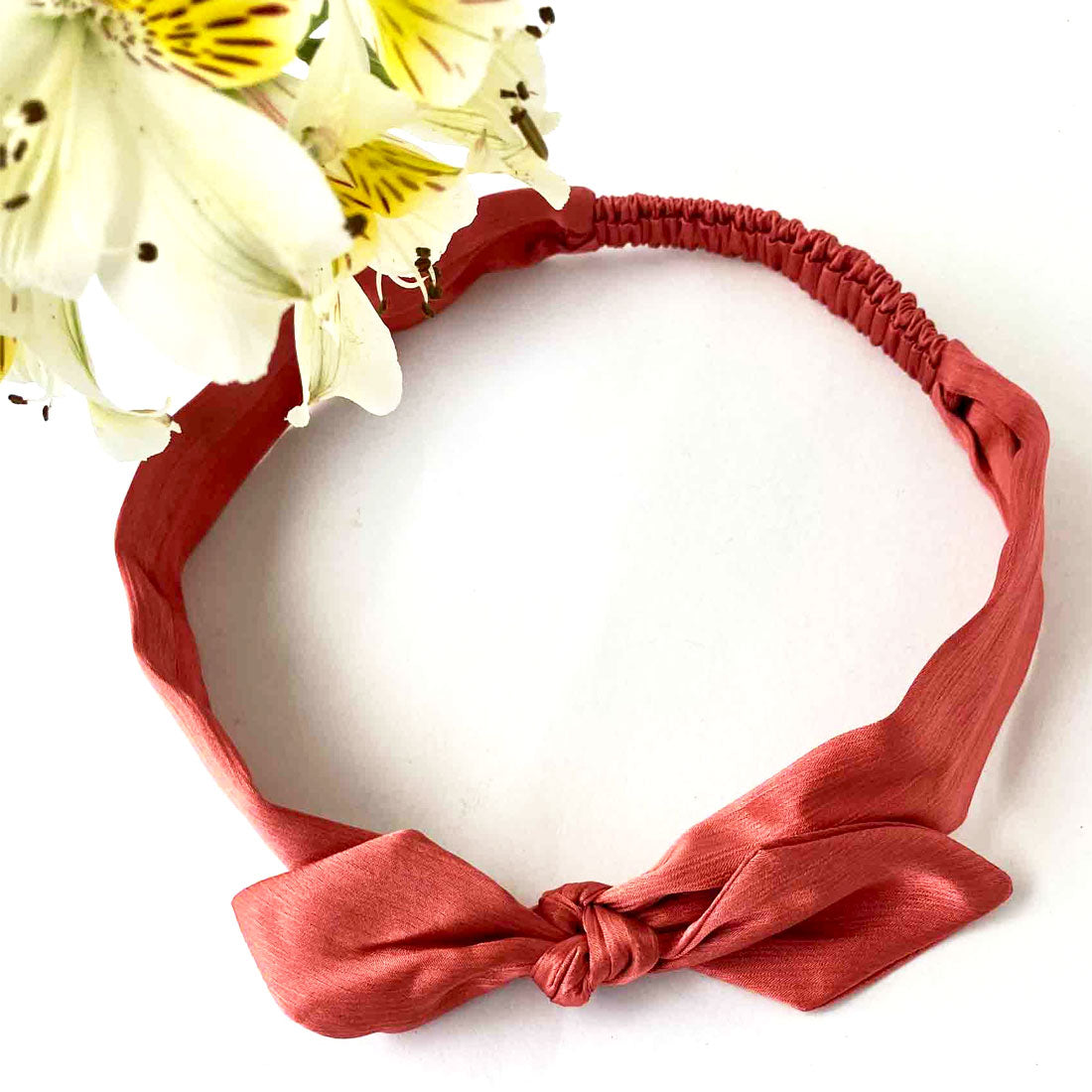 Indian Red Bow Headband